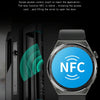 KT62 1.36 inch TFT Round Screen Smart Watch Supports Bluetooth Call/Blood Oxygen Monitoring, Strap:Silicone Strap(Black)