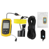 Portable Fish Finder with 2.0 inch Display, Depth Readings From 2.0 to 328ft (0.6-100m)(Yellow)