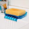 Colourful Suction Cup Drainage Soap Box(Blue)