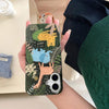 For iPhone 14 Pro Animal Pattern IMD Full Coverage TPU Phone Case(Forest World)
