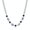 OPK GX2421 Personalized Colorful Resin Splicing Stainless Steel Collarbone Chain