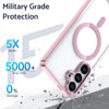 For Samsung Galaxy S25+ 5G MagSafe Magnetic Clear Phone Case(Pink)