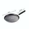 Non-Adhesive Pan Cake Crust Omelette Breakfast Pancake Pan, Colour: Black 6 inch