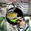 10 PCS 4cm Fishing Soft Artificial Shrimp Bait Lures Popper Poper Baits with Hook(Natural)