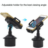 Car Water Cup Holder Short Hose Mobile Phone Holder