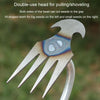Four-Tooth Dual Purpose Weed Remover Tool Gardening Weed Rake Uprooting Weeding Tool, Length: 50cm Iron Handle