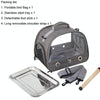Portable Small Pet Carrier Bag Breathable Travel Cage for Bird, Rabbit, Hamster