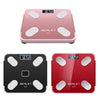 ISCRLE7 Smart Weight Scale Bluetooth Body Fat Measuring Instrument Charging Model(Bright Black)