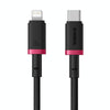 Baseus Dura Series USB-C / Type-C to 8 Pin 20W Fast Charging Cable, Length:2m(Red Black)