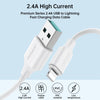 JOYROOM S-UL012A9 2.4A USB to 8 Pin Fast Charging Data Cable, Length:2m(Black)