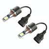 9006 2 PCS DC12-24V / 10.5W Car Fog Lights with 24LEDs SMD-3030 & Constant Current, Box Packaging(White Light)