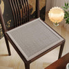 Summer Cattail Woven Cooler Seat Cushion Silk Breathable Chair Cushion, Size: 50x50cm(Gray)