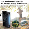J-180 Portable Pointer FM/AM Two-Band Radios With Carrying Clip, Style: Regular Version(Black)