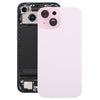 iPhone 15 Plus Glass Back Cover Pink - with Camera Lens Cover