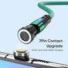 ENKAY PD60W Type-C to Type-C / 8 Pin Magnetic 540 Degrees Rotating Fast Charging Cable, Length:1m(Black)