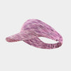 Sports Headband Empty Top Hat Summer Outdoor Sunscreen Breathable Riding And Running Peaked Cap For Men And Women, Size: Free Szie(Flower Purple)