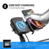 ZH-19414A1 Motorcycle Handlebar Qi USB Wireless Charging Phone Holder