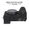 For Sony ILCE-6700 / A6700 Litchi Texture Soft Silicone Protective Case(Black)