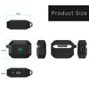 For AirPods 4 Wireless Earphones Shockproof Armor Protective Case(Dark Green)