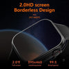 WS8 Pro 2.0 inch IPS Full Touch Screen Smart Watch, IP67 Waterproof Support Heart Rate & Blood Oxygen Monitoring / Sports Modes(Gold+Orange)