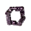 Stress Relieving Alloy Massage Bracelet Infinite Flip Fingertip Chain Fidget Toy(Purple)