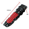 Motorcycle Off-Road Car Accessories Modified Aluminum Alloy Non-Slip Foot Pedal(Purple)