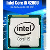 HYSTOU K4 Windows 10 or Linux System Mini ITX PC without RAM and SSD, Intel Core i5-4200U 2 Core 4 Threads up to 1.60-2.60GHz, Support mSATA, WiFi