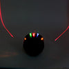 Shell Shape Bicycle Safety Rear Warning Tail Light with 2 Laser Beams and Colorful Lights