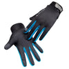 HSLEJP Outdoor Sports Breathable Touch Screen Antiskid Cycling Full Finger Gloves, Size: L(Black+Orange)