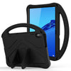 For Huawei MediaPad T5 10.1 EVA Flat Anti Falling Protective Case Shell with Holder(Black)