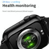 HD15 1.75 inch Silicone Strap IP68 Waterproof Smart Watch, Support Sedentary Reminder / Sleep Monitoring(Black)