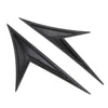 Modified Fender Side Wing Sticker Blade Side Shark Gill Car Body Decorative Sticker for Honda 10th Generation Civic, Bright Black