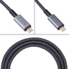 10Gbps 8K USB-C/Type-C to USB-C/Type-C Video Cable Compatible with USB 3.2, Length: 1m(Black)