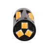 2 PCS T10 DC12V / 6.5W Car Clearance Light 15LEDs SMD-3030 Lamp Beads (Yellow Light)