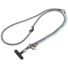 8mm 3 in 1 Anti-lost Strap Phone Crossbody Splicing Lanyard(Green Black White)