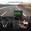 HUD GPS Speedometer: 3.5" Car Head Up Display, Green
