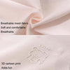 Girls Developmental Bra Big Kids Thin Vest No Trace Underwear, Size: XXXL/95A(Shallow powder)
