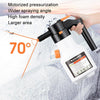 2L Car Wash Electric Foam Sprayer Rechargeable Pressurized PA Pot Electric Booster Sprayer(White)