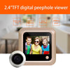 2.4" Smart Peephole Camera, 2MP, Motion Detection, Gold