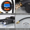 Car Digital LCD Display Tire Air Pressure Inflator Gauge Vehicle Tester Inflation Monitoring