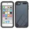 For iPod Touch 5 / 6 / 7 Two-layer Design Shockproof PC + TPU Protective Case(Black)