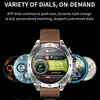 LEMFO T95 1.52 inch IPS Screen 2 in 1 Bluetooth Earphone Smart Watch Support Health Monitoring(Black)