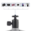 BH-903 Mini Desktop Aluminum Alloy Tripod Mini Ball Head 360 Degree Pan 90 Degree Tilt Tripod