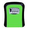 Wall Mounted Key Safe Box - Metal, Weatherproof, Green