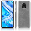 For Xiaomi Redmi Note 9 Pro/Note 9s/Note 9 Pro max Shockproof Litchi Texture PC + PU Case(Gray)