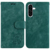 For Samsung Galaxy A26 5G Little Tiger Embossed Leather Phone Case(Green)