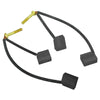 2pcs /Set For Club Car / EZGO Golf Cart 3.3 Motor Carbon Brushes, Specification: Carbon Brush Contains Hardware Bag