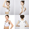 Adult Back Posture Correction Belt Kyphosis Correction Body Restraint Belt, Specification: S(White)