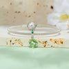 BSC896 S925 Sterling Silver Green Tree Life DIY Pendant Bracelet Accessories