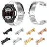 For AMAZFIT T-Rex 2 2 in 1 Metal Watch Band Connectors(Silver)